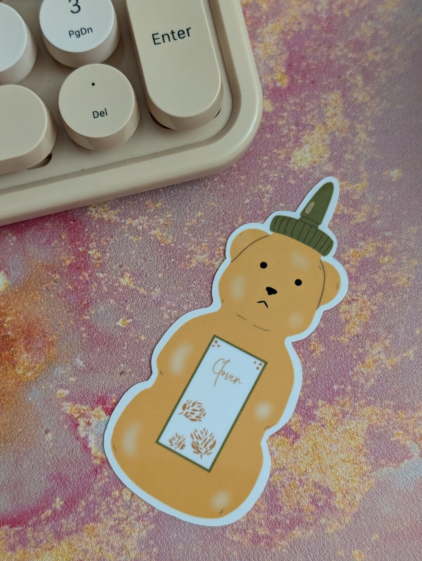 Clover Honey Bear Sticker