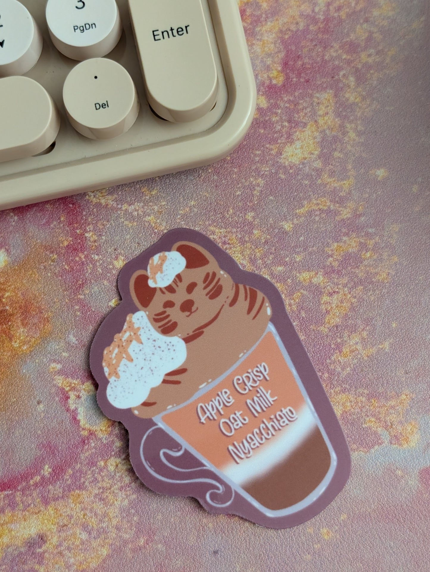 Apple Crisp Nyacchiato Sticker