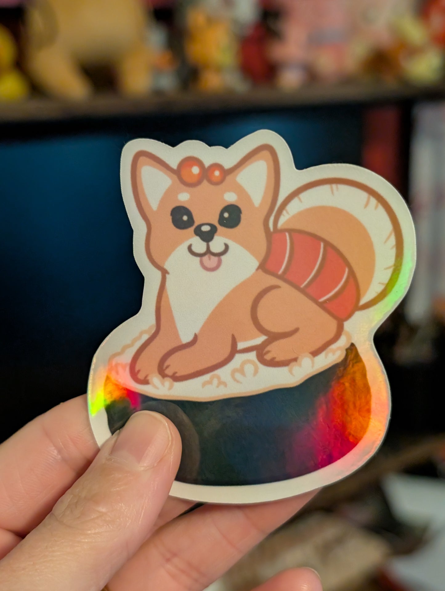 Su-Shiba Holographic Sticker