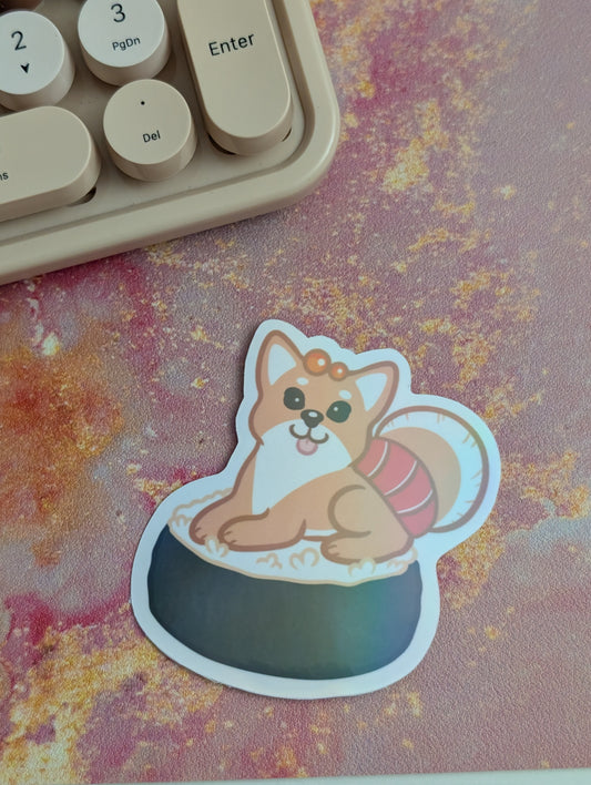 Su-Shiba Holographic Sticker